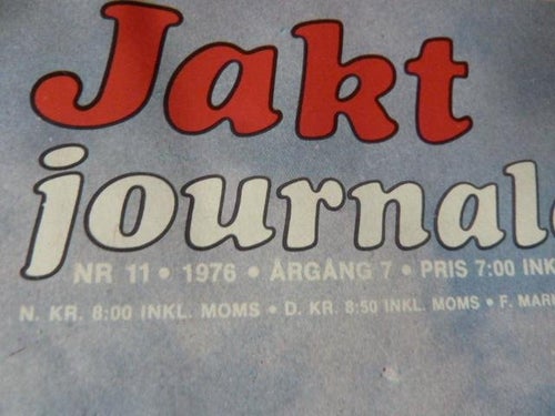 JAKT JOURNAL, NR 11-1976, TIDNING