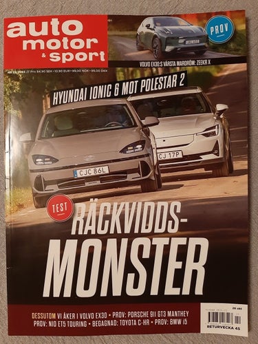 Auto motor & sport nr 22 2023: Zeekr X LR RWD, BMW i5, Nio ET5 Touring