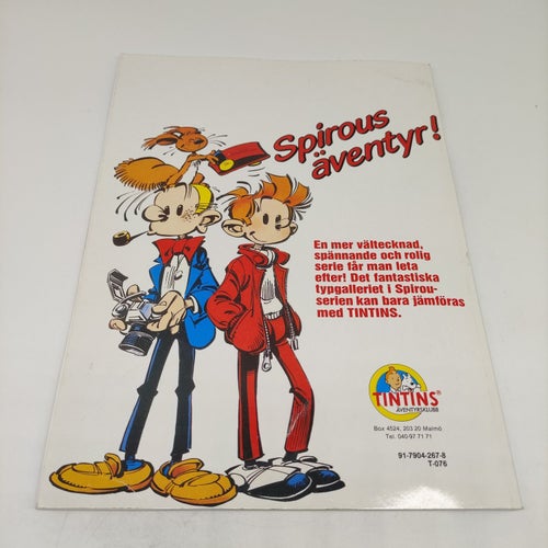 Spirous Äventyr - Besökaren från urtiden - Tintins Äventyrsklubb