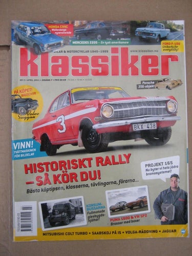 Klassiker - Bilar & Motorcyklar 1945-1989 Nr:3-2011