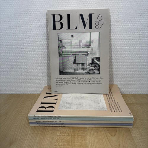 BLM - Bonniers Litterära Magasin nr 1-6 1987
