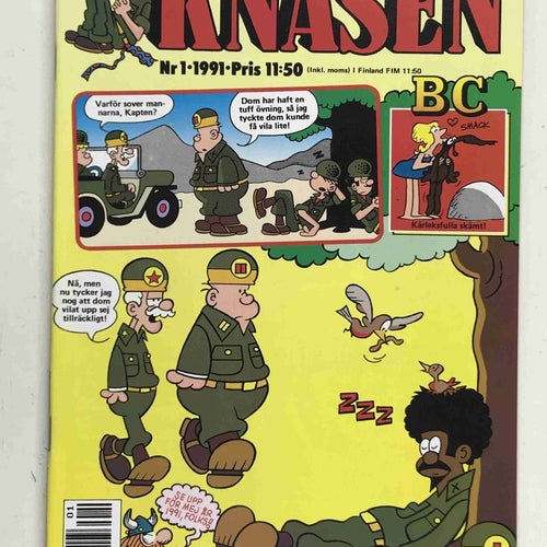 Knasen - 1991:1 Oläst! Med annonsbilaga