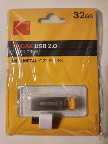 KODAK Flash Drive 32GB USB-A 2.0 - USB-minne 32 GB - MINI METAL K122 SERIES