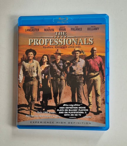 The Professionals Blu-ray 1966 / Burt Lancaster, Lee Marvin / Svensk Text