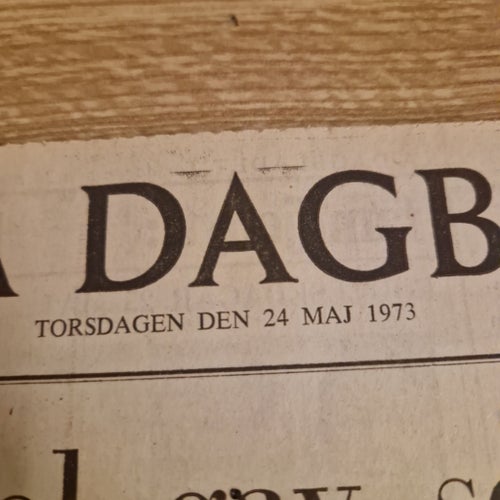 Svenska Dagbladet 24 Maj 1973