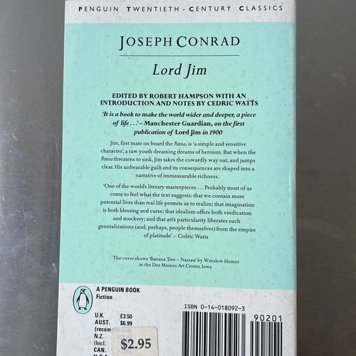 Lord Jim av Joseph Conrad, publicerad 1989