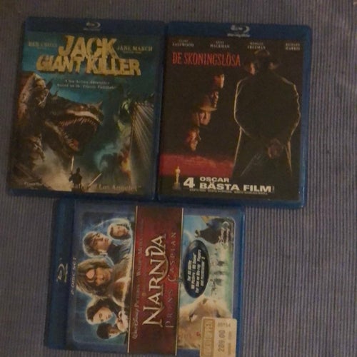 Blu-ray Filmer: Jack the Giant Killer, De skoningslösa, Narnia - Prins Caspian