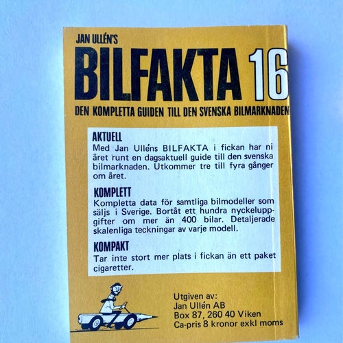 Jan Ullén's BILFAKTA 16 Vinter 1971