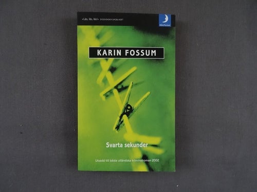Svarta sekunder av Karin Fossum, pocket
