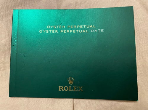Rolex Oyster Perpetual Date -05/2017- Italienska