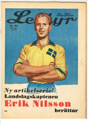 LEKTYR Nr 34 1953 (årg. 31) - omslag: Erik Nilsson (1) - baksidan: Filimon