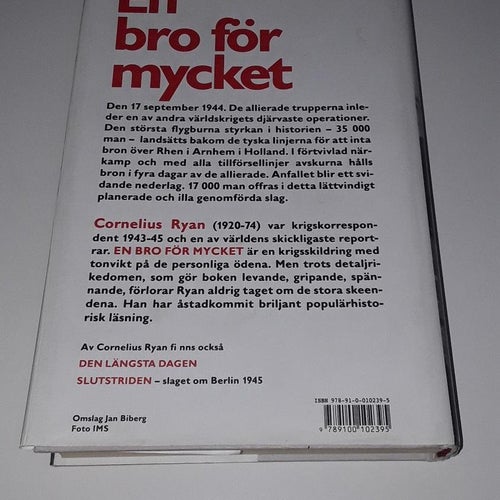 Cornelius Ryan - En bro för mycket - Slaget vid Arnhem