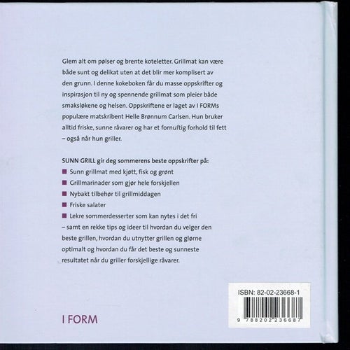 Sunn grill - hälsosamt, kött, fisk och grönt (på norska)