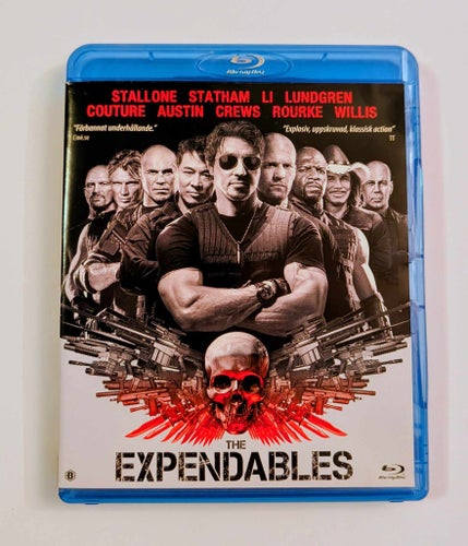 EXPENDABLES - Spegelblank Bluray - billig frakt 12 kr !!!