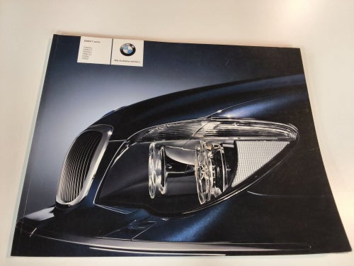 BMW 7-serie broschyr