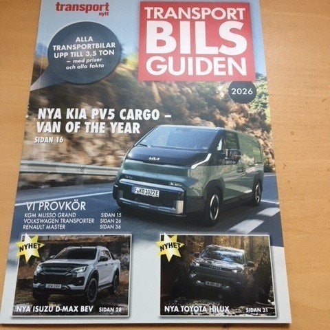 TRANSPORTSBILSGUIDEN 2026