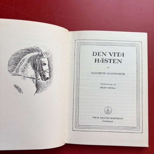 DEN VITA HÄSTEN Elisabeth Coatsworth 1953