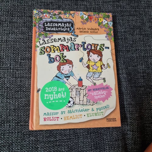 LasseMajas sommarlovsbok av Martin Widmark och Helena Willis, 2018