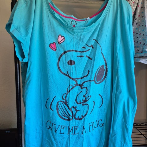Snoopy Pyjamas Set - T-shirt och Shorts strl 46/50