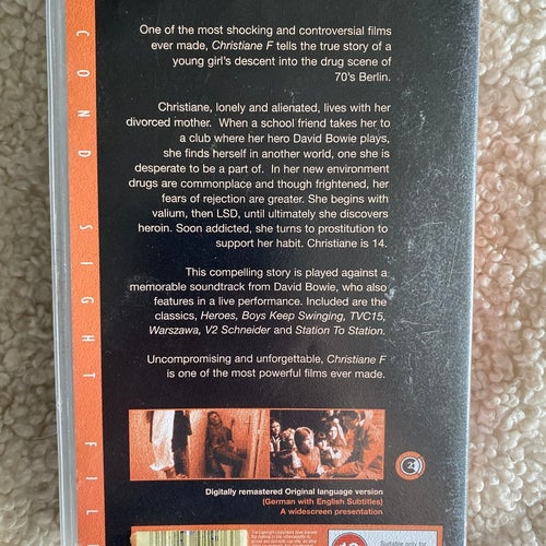 Christiane F. (VHS) Vi barn från Bahnhof Zoo