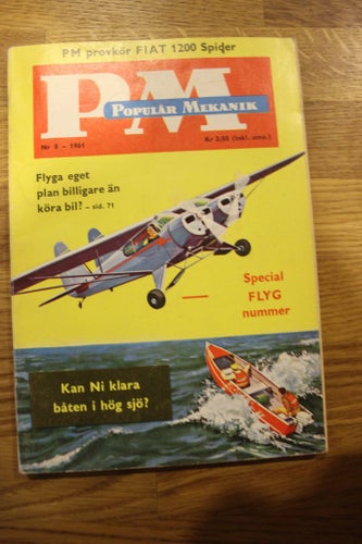 POPULÄRMEKANIK 1 ST 1961: NR 8