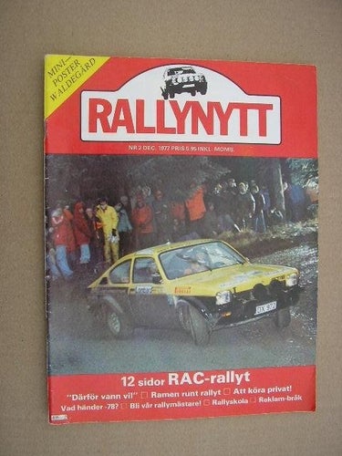 Rallynytt / Rally Nytt 1977 nr.2