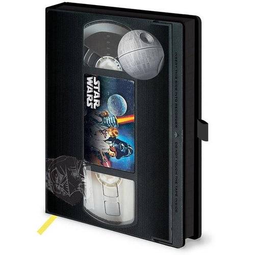 STAR WARS A NEW HOPE VHS PREMIUM A5 ANTECKNINGSBOK Merchandise Merch