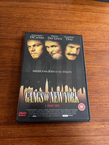 DVD-film: Gangs Of New York (Leonardo DiCaptrio, Daniel Day-Lewis)