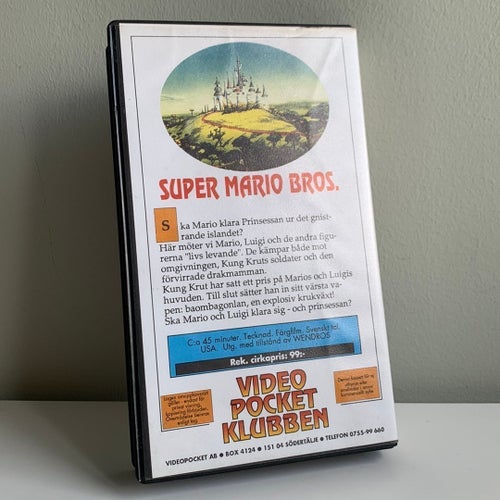 Super Mario Bros - Videopocket - Video Pocket Klubben - VHS
