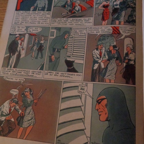 Vecko Revyn nr1 1944 Björn Bjuggren & Jeanna Falk, Sven Magnusson, Fantomen