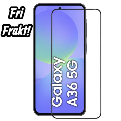 Samsung Galaxy A36 9H Härdat Glas Skärmskydd - Heltäckande Kant-till-Kant