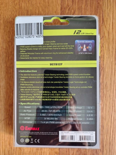 Enermax TB Silence 12 cm fläkt