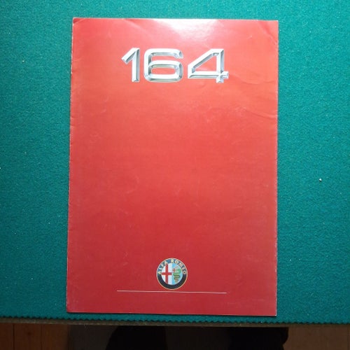 Försäljningsbroschyr Alfa Romeo 164