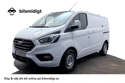 Ford Transit Custom 300 2.0 L1 Aut Drag 2xSidodörr 3-sits Kamera 130hk