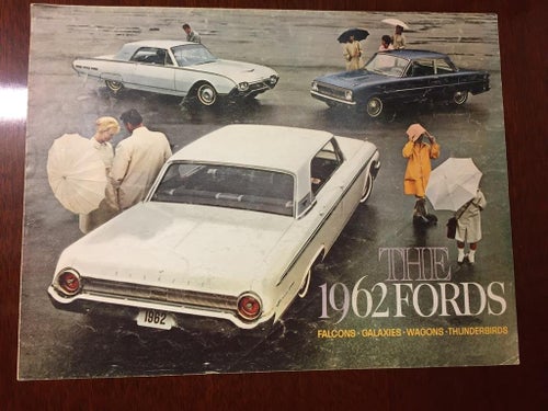 Försäljningsbroschyr Ford 1962