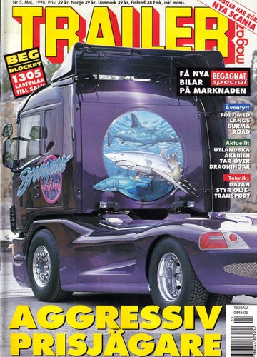 Trailer 1998-5 Svempa Shark Bildreportage..Scania P114