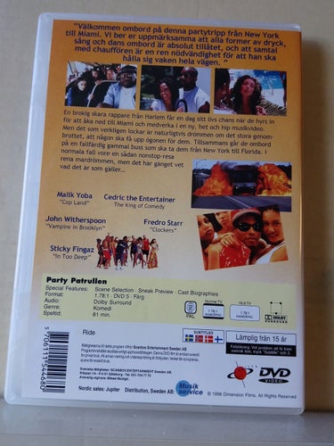 Partypatrullen, Dvd