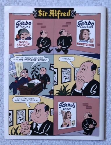 Sir Alfred # 3 Riot on The Set SC with SIGNED Print Tim Hensley Pigeon Press
