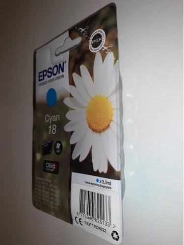 Epson original bläckpatron Clarion Home 18 Cyan (NYTT)