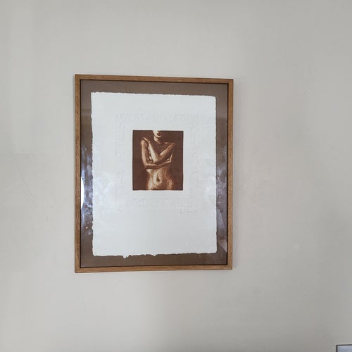 Litografi 6/75 "Another Nude" Alain Soucasse / Signerad och numrerad