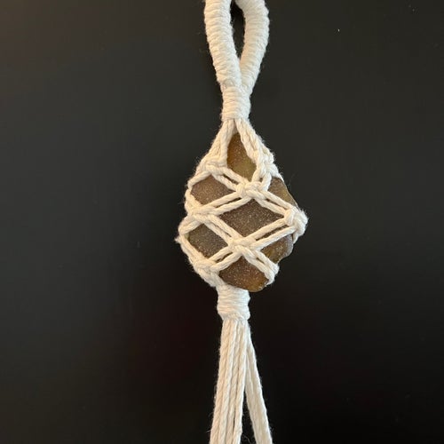 Ampel Macramé. Växthängare.