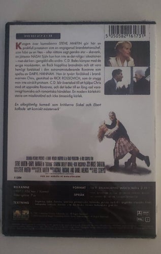 Roxanne - DVD - Steve Martin - Svensk Utgåva - NY