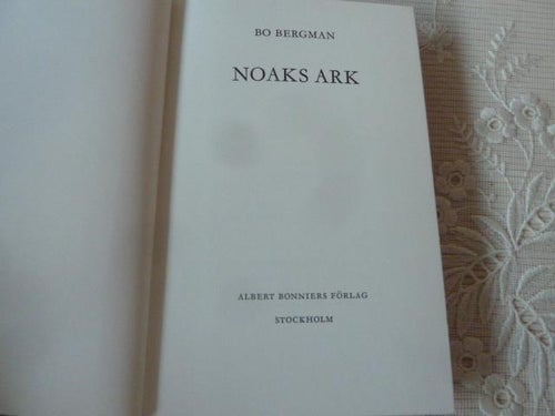 NOAKS ARK, BO BERGMAN, 1968,  BÖCKER