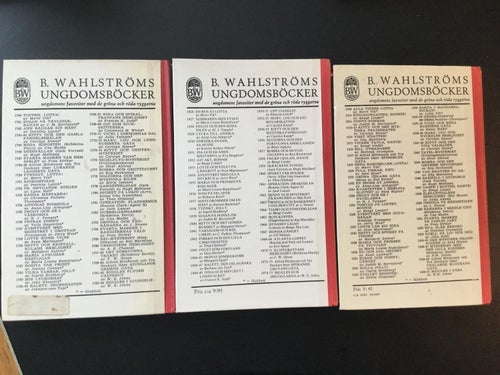 Mary Lou böcker 3 st – Wahlströms flickböcker retro 70-tal