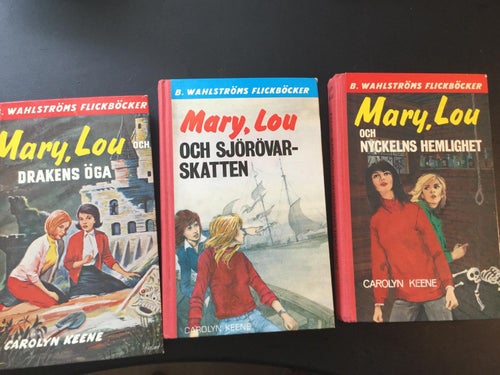Mary Lou böcker 3 st – Wahlströms flickböcker retro 70-tal