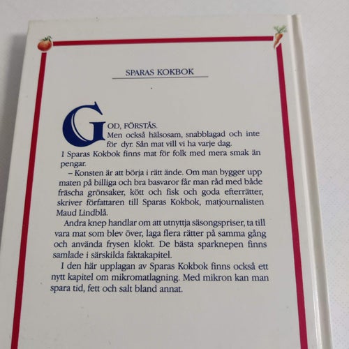 Sparas kokbok av Lindblå, Maud