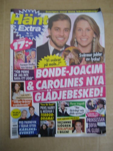 Hänt Extra Nr:11-2018 (Kungafamiljen, Bonde-Joacim, Lulu Carter, Peg Parnevik,