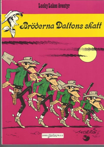 Lucky Luke Daltons Skatt skick fn