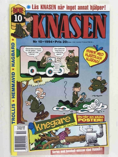 Knasen - 1994:10 Oläst! Med poster.