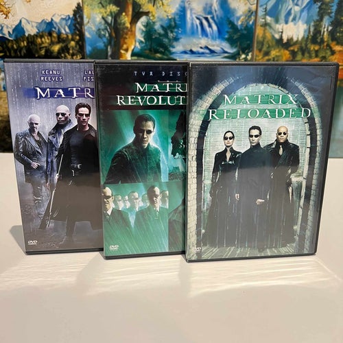 The Matrix Trilogy (1-3) | Keanu Reeves, Laurence Fishburne | DVD |Sci-Fi Action